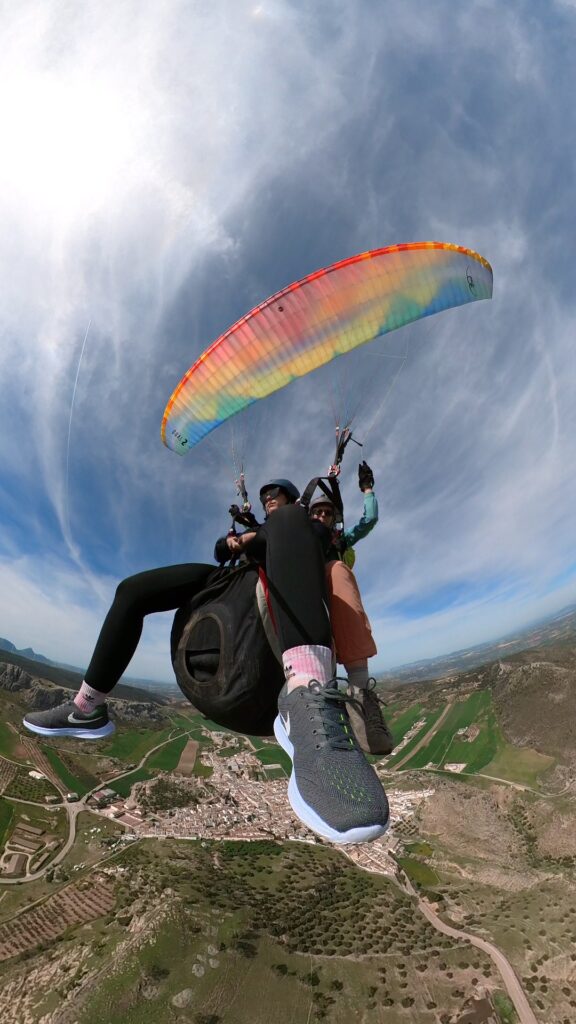 Parapente en Cañete la Real