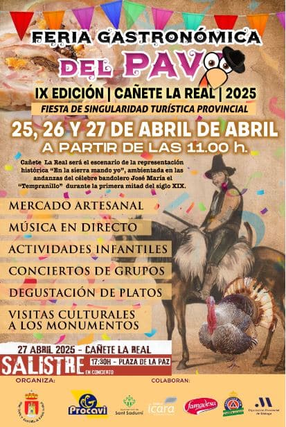 Cañete la Real se prepara para vivir la IX Feria del Pavo, una cita con sabor y tradición