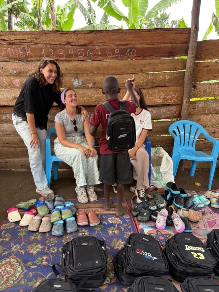 Tres cañeteras en Uganda